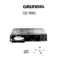 GRUNDIG CD7550 Instrukcja Obsługi