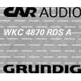 GRUNDIG WKC4870RDSA Instrukcja Obsługi